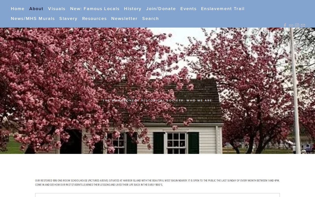 Village of Mamaroneck previous residents archival research at the Historical Society