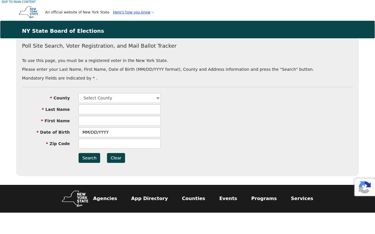 Village of Mamaroneck residents directory New York voter lookup