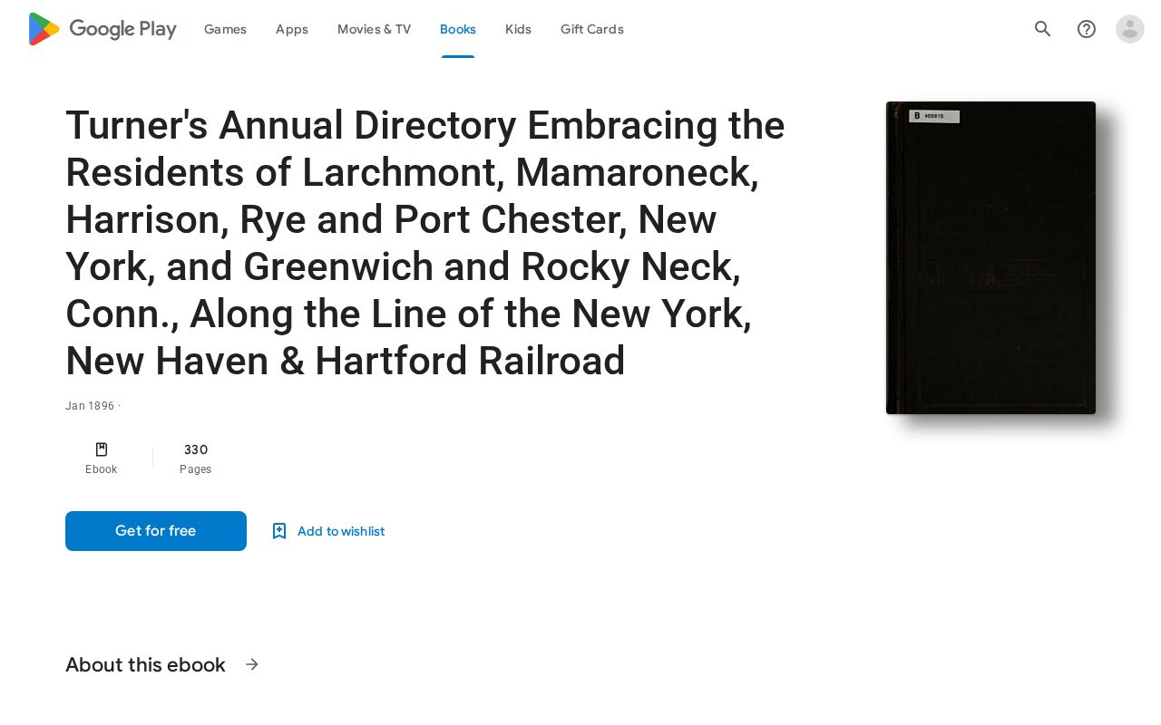Village of Mamaroneck previous residents research in Turner&rsquo;s 1896 directory